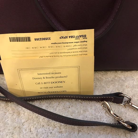 Dooney & Bourke Carter Satchel - Picture 7 of 9